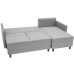 Canapea de colt Brus Gray/Gray Light