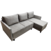 Canapea de colt Brus Gray/Gray Light