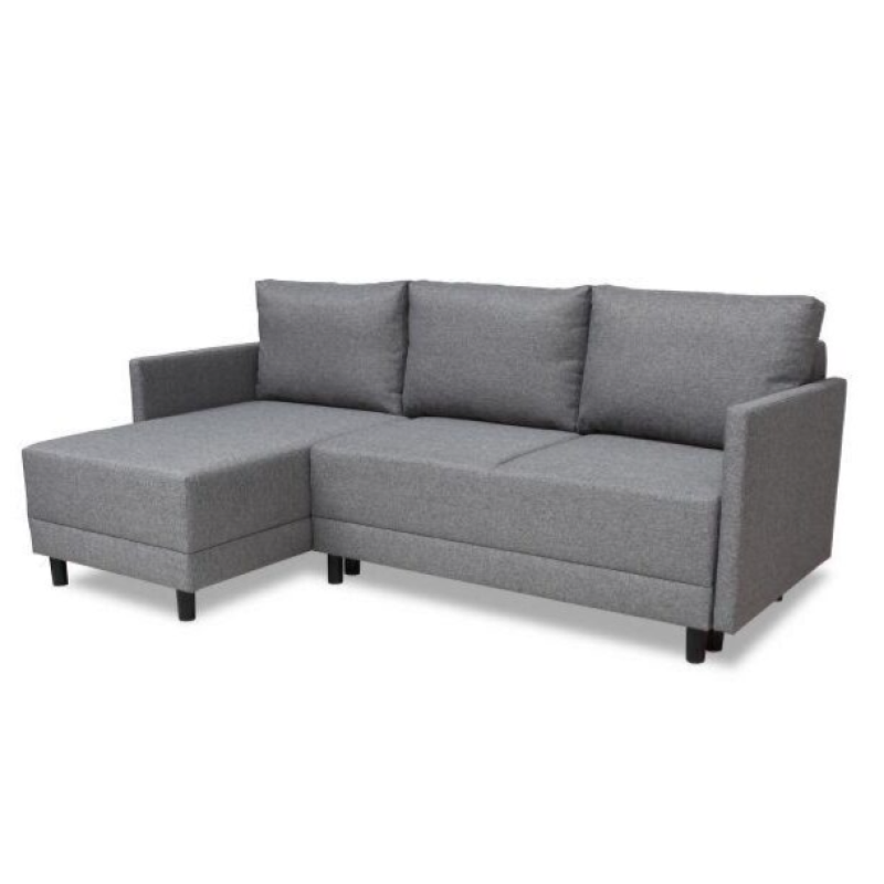 Canapea de colt Brus Gray/Gray Light