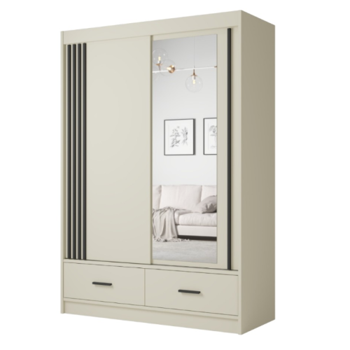 Dulap Canada CA 34-15,150x215x59 cm cashmir/ negru