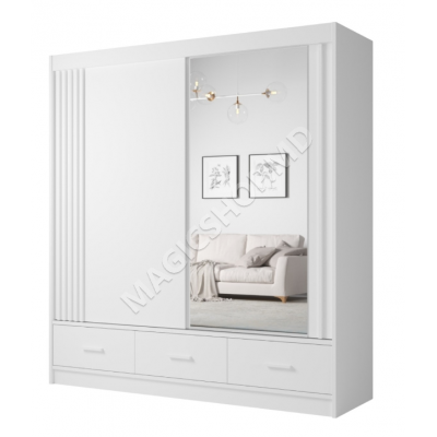 Dulap cu uşi glisante Canada CA 21-20, alb