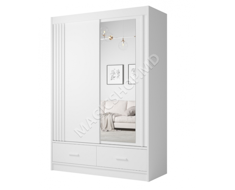 Dulap cu uşi glisante Canada CA 21-15, alb