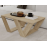 Masă de cafea PIPRA, white; oak; mocha