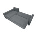 Canapea PRZEMEK IV LUX 3DL. Recbkmu Light Blue/Gray