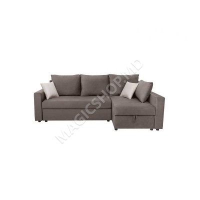 Угловой диван BRW Przemek Lux 3DL/ Fancy 20 бежевый/коричневый