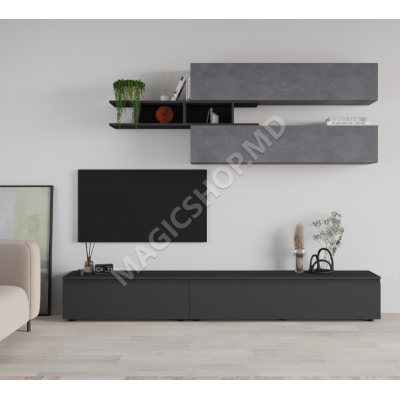 Комод для телевизора VENUS TV Stand, antracit/ retro grey
