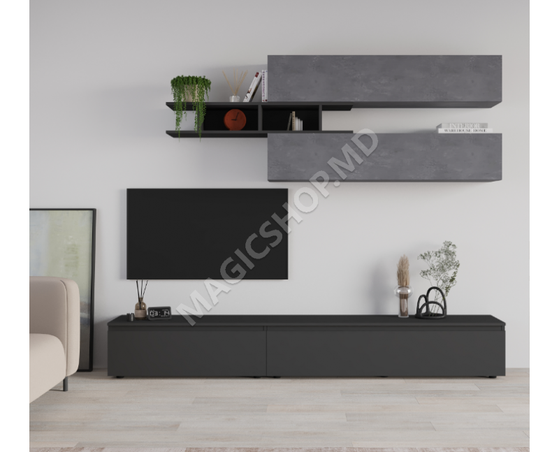 Комод для телевизора VENUS TV Stand, antracit/ retro grey