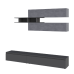Comoda VENUS TV Stand, antracit/ retro grey
