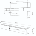 Comoda VENUS TV Stand, antracit/ retro grey