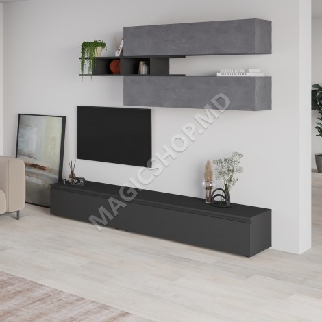 Комод для телевизора VENUS TV Stand, antracit/ retro grey
